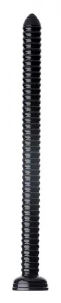 Hosed Ribbed 19 Inches Anal Dildo Black Hosed Anal Hosed Ribbed 19 Inches Anal Dildo Black Hosed Anal
