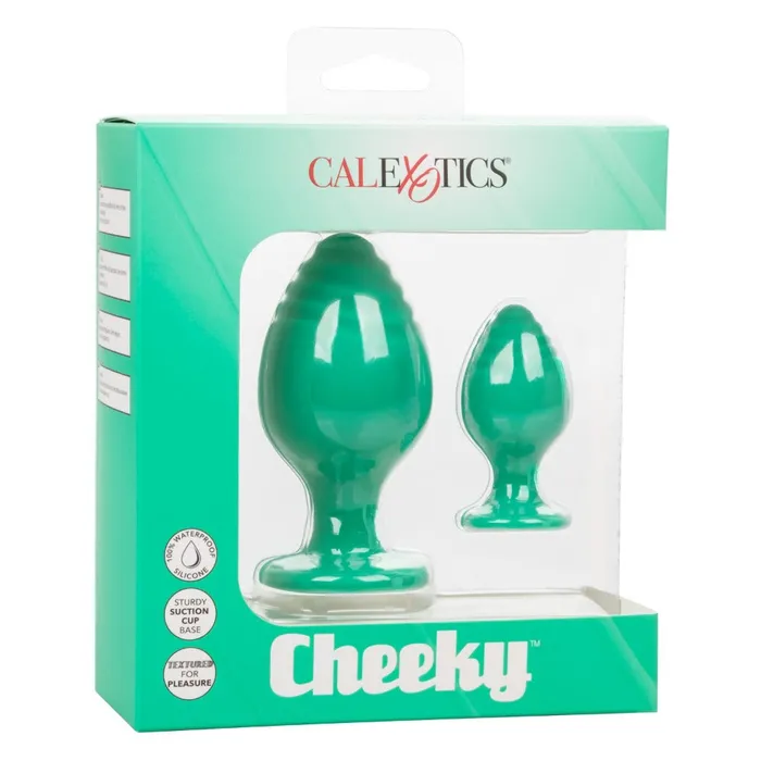 Cheeky Butt Plug Duo Green California Exotic Anal