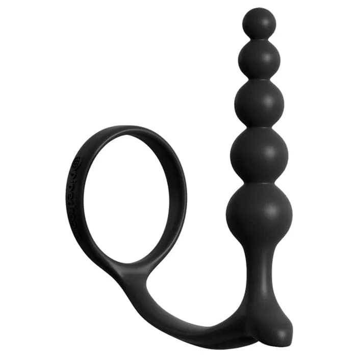 Anal Fantasy AssGasm Cockring Anal Beads Black SD Variations Anal