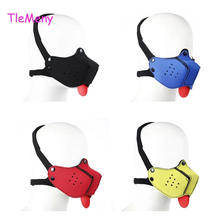 Couples Hoods Dog Bdsm Bondage Puppy Play Detachable Nose Slave Mask House of Dasein