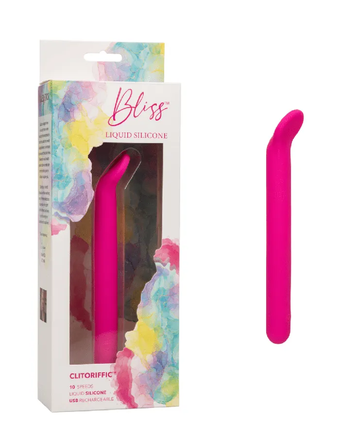 Female Sex Toys CalExotics Bliss Mini Clitoriffic Broad Tip Clitoral Vibrator