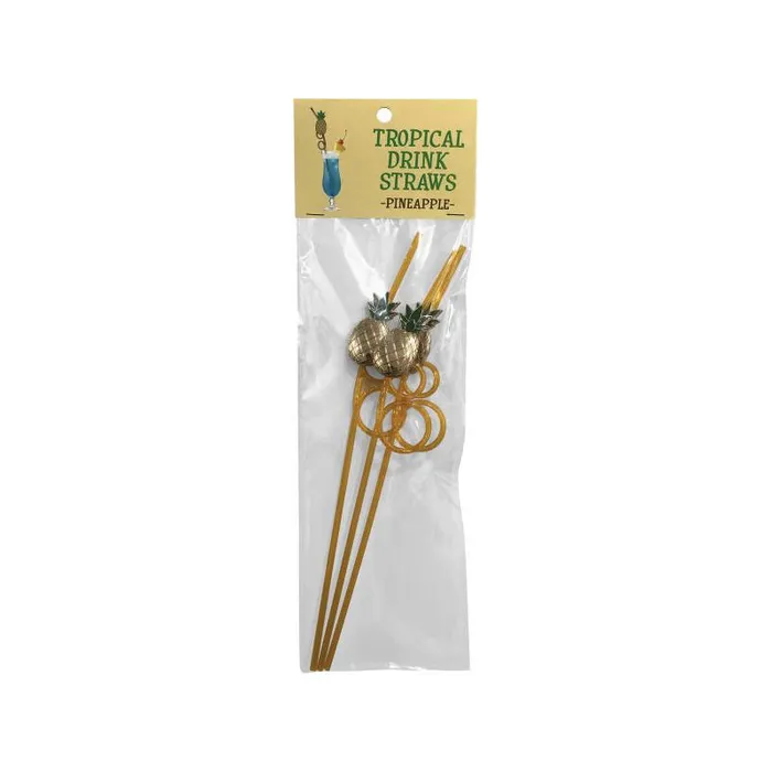 Kheper Games Vibrators Tropical Drinking Straws Pineapple