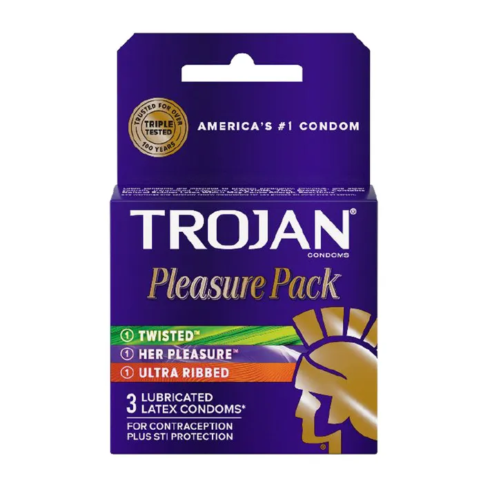 Paradise Marketing Services Vibrators Trojan Pleasure Pack 3