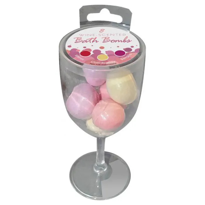 Wine Scented Bath Bombs 8Pc Kheper Games Vibrators