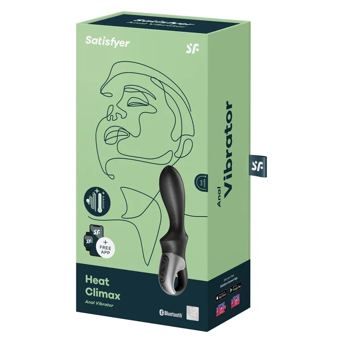 Anal Satisfyer Heat Climax Anal Vibrator Black Anal Satisfyer Heat Climax Anal Vibrator Black