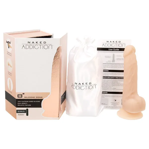 Addiction Dildos 8 Silicone Dual Density Dildo
