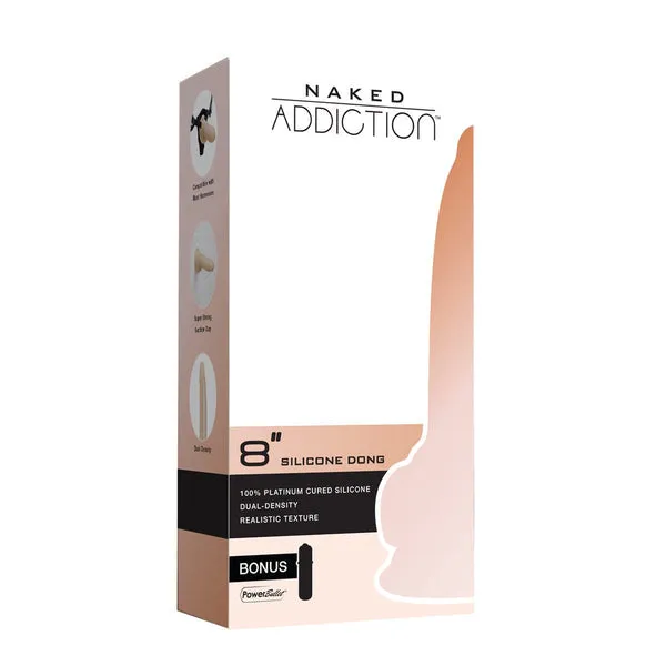 Addiction Dildos 8 Silicone Dual Density Dildo