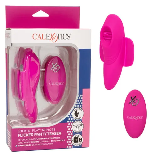 CalExotics Female Sex Toys LockNPlay Remote Flicker Panty Teaser
