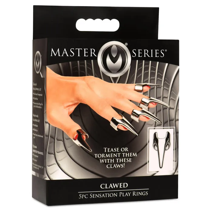 Clawed 5pc Sensation Play Rings XR Brands Couples