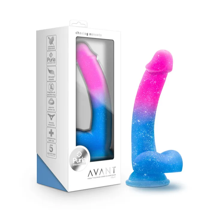 Dildos Blush Avant Chasing Sunsets Cured Silicone Dildo Mermaid