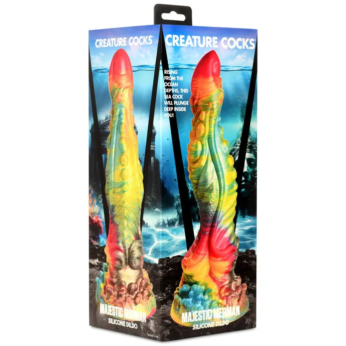 Dildos Majestic Merman Silicone Creature Dildo XR Brands