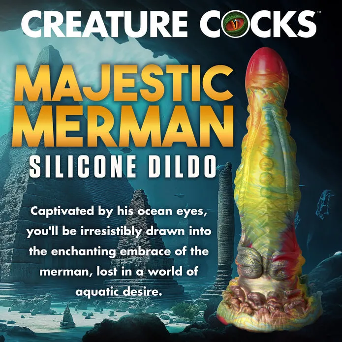 Dildos Majestic Merman Silicone Creature Dildo XR Brands