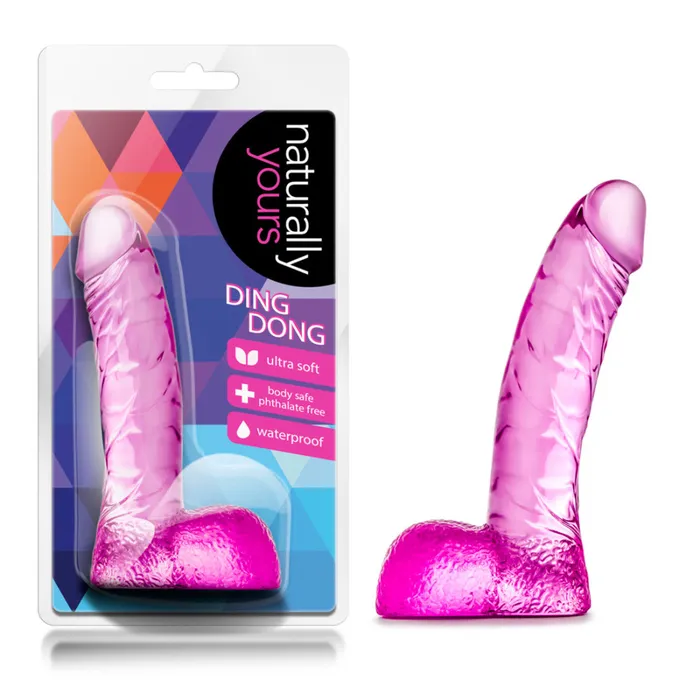 Dildos Naturally Yours Ding Dong Pink Blush