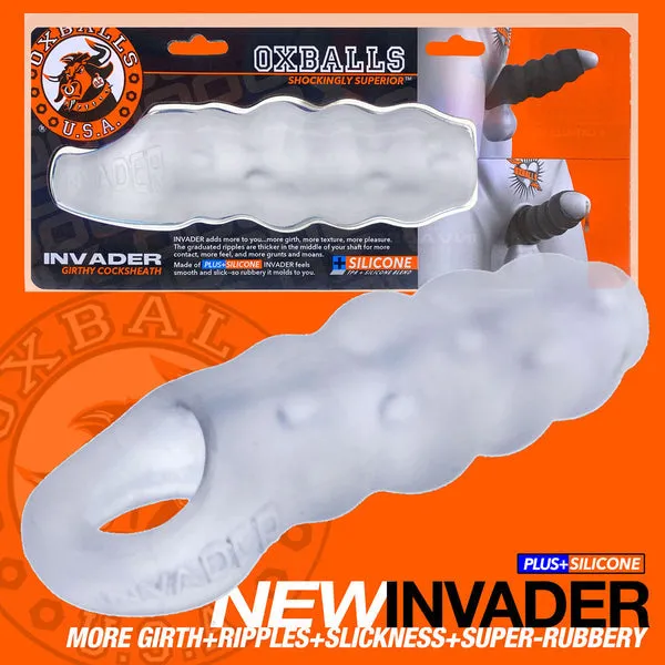 Dildos Oxballs Invader Cocksheath Clear Ice Oxballs