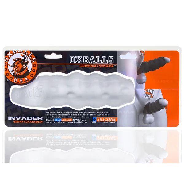 Dildos Oxballs Invader Cocksheath Clear Ice Oxballs