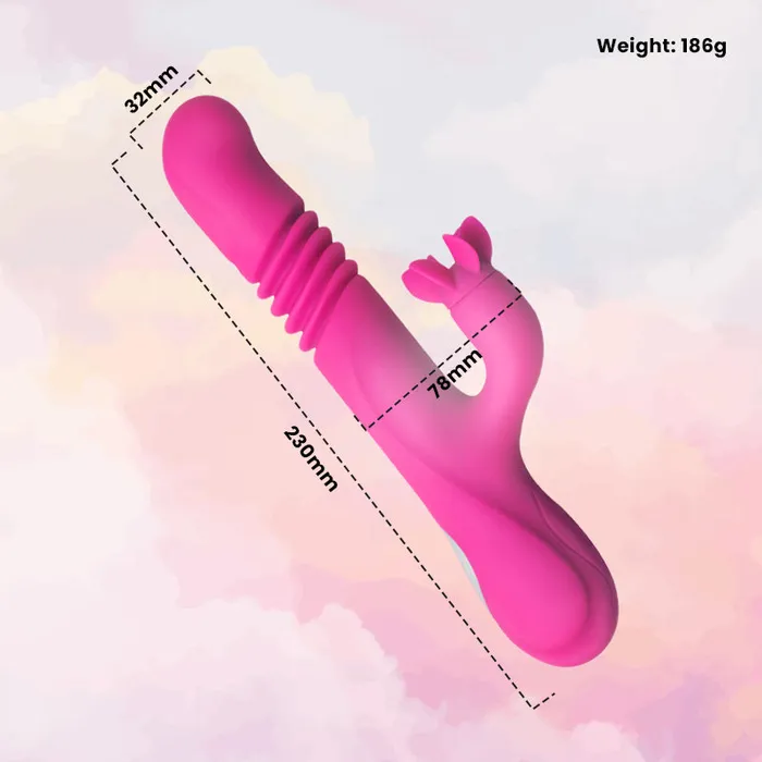 Female Sex Toys FRISKY BUSINESS SG Propeller Spin n Thrill 4in1 Dual Vibrator