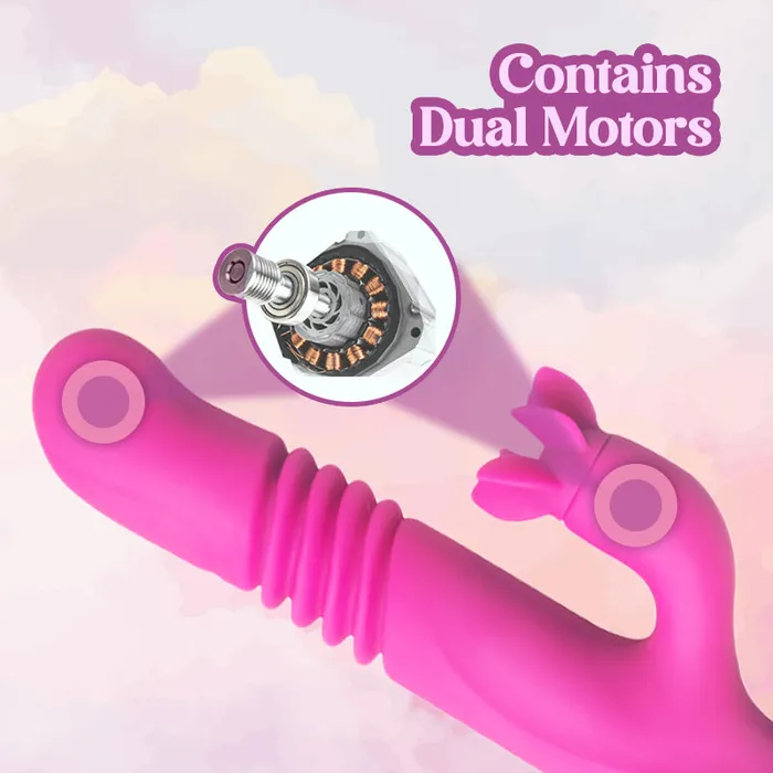 Female Sex Toys FRISKY BUSINESS SG Propeller Spin n Thrill 4in1 Dual Vibrator