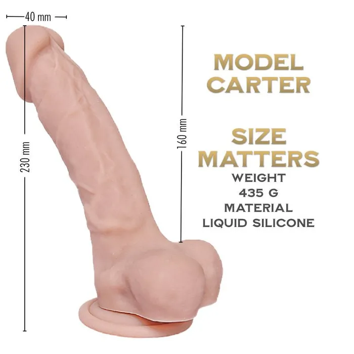 FRISKY BUSINESS SG Carter 23 cm Captain Series Realistic Silicone Dildo Dildos