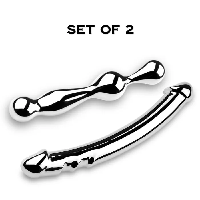 FRISKY BUSINESS SG Oscar and Dildo Stainless Steel Stroker Dildos