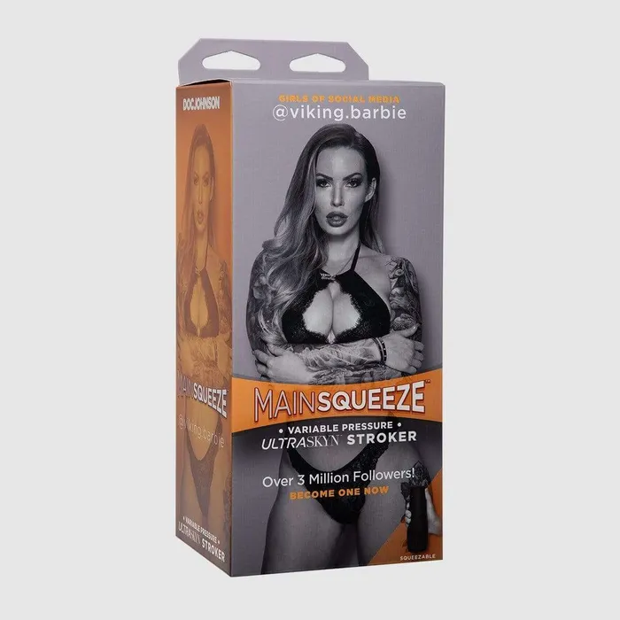 Male Sex Toys Doc Johnson Main Squeeze vikingbarbie ULTRASKYN Pussy Stroker