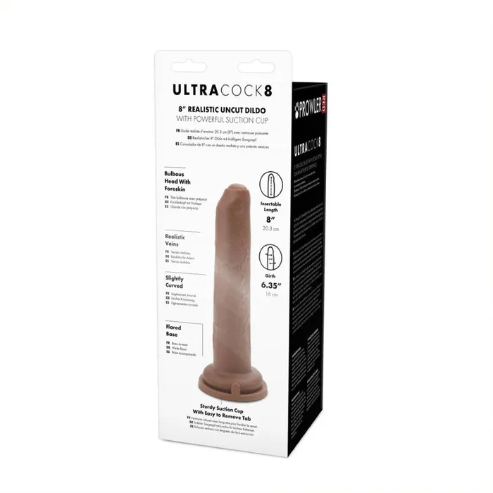 Prowler RED Dildos Prowler RED Uncut Ultra Cock 8 Caramel