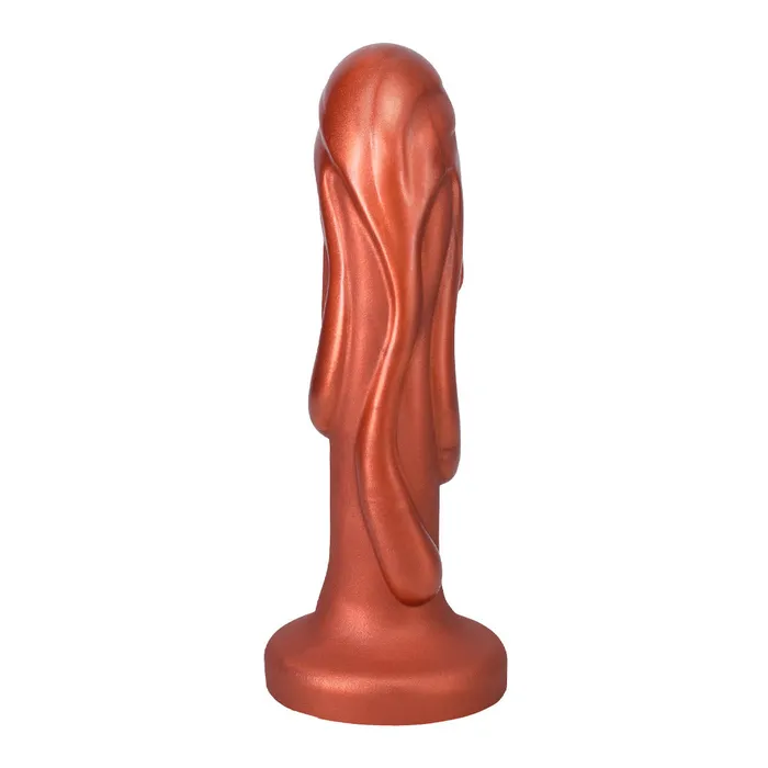 Tantus Magma Textured Silicone Dildo Copper STOCKROOM Dildos